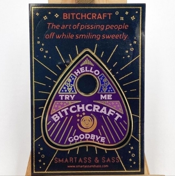 Bitchcraft Pin - Hello, Try Me, Goodbye - Picture 1 of 6